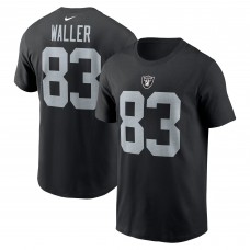 Футболка Darren Waller Las Vegas Raiders Nike  Player Name & Number -  Black
