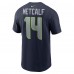 Футболка с номером DK Metcalf Seattle Seahawks Nike - College Navy