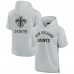 Футболка с капюшоном Unisex New Orleans Saints Fanatics Gray Elements Super Soft Fleece