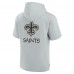 Футболка с капюшоном Unisex New Orleans Saints Fanatics Gray Elements Super Soft Fleece