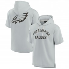 Толстовка Philadelphia Eagles Unisex Elements Super Soft Fleece Short Sleeve - Gray