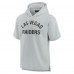 Футболка на молнии Las Vegas Raiders Fanatics Signature Unisex Super Soft Fleece - Gray