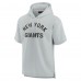 Футболка на молнии New York Giants Fanatics Signature Unisex Super Soft Fleece - Gray