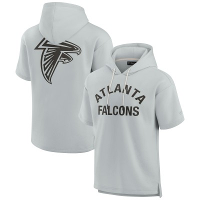 Толстовка Atlanta Falcons Unisex Elements Super Soft Fleece Short Sleeve - Gray