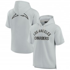 Футболка на молнии Los Angeles Chargers Fanatics Signature Unisex Super Soft Fleece - Gray