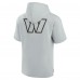 Толстовка Washington Commanders Unisex Elements Super Soft Fleece Short Sleeve - Gray