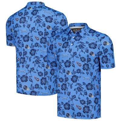 Поло Tennessee Titans Reyn Spooner Pua Performance - Light Blue