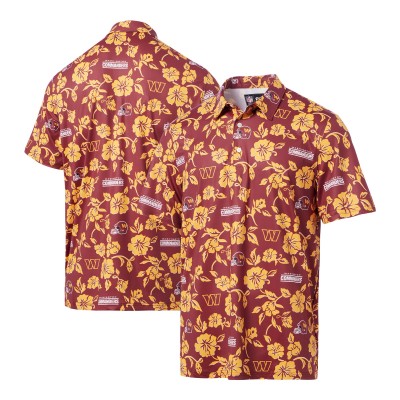 Поло Washington Commanders Reyn Spooner Pua Performance - Burgundy