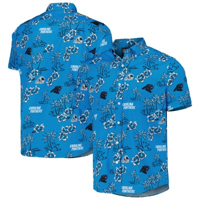 Рубашка с коротким рукавом Carolina Panthers Reyn Spooner Kekai - Blue