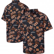 Cincinnati Bengals Reyn Spooner Kekai Button-Up Shirt - Black
