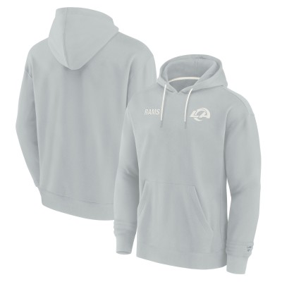 Толстовка Los Angeles Rams Fanatics Signature Unisex Super Soft Fleece - Gray