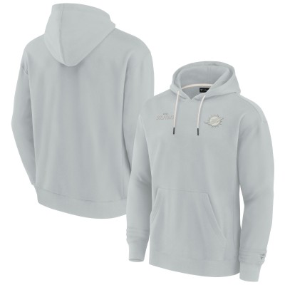 Толстовка Miami Dolphins Fanatics Signature Unisex Super Soft Fleece - Gray