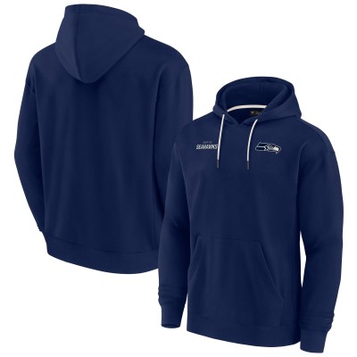 Толстовка Seattle Seahawks Fanatics Signature Unisex Super Soft Fleece - College Navy