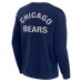 Свитшот с круглым вырезом Chicago Bears Fanatics Signature Unisex Super Soft - Navy