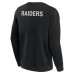 Свитшот с круглым вырезом Las Vegas Raiders Fanatics Signature Unisex Super Soft - Black