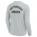 Футболка с длинным рукавом San Francisco 49ers Fanatics Signature Unisex Super Soft - Gray