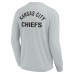 Футболка с длинным рукавом Kansas City Chiefs Unisex Elements Super Soft - Gray
