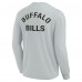 Футболка с длинным рукавом Buffalo Bills Fanatics Signature Unisex Super Soft - Gray