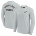 Футболка с длинным рукавом Philadelphia Eagles Fanatics Signature Unisex Super Soft - Gray