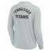 Футболка с длинным рукавом Tennessee Titans Fanatics Signature Unisex Super Soft - Gray
