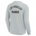 Футболка с длинным рукавом Los Angeles Rams Fanatics Signature Unisex Super Soft - Gray