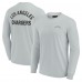Футболка с длинным рукавом Los Angeles Chargers Fanatics Signature Unisex Super Soft - Gray