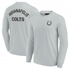 Футболка с длинным рукавом Indianapolis Colts Unisex Elements Super Soft - Gray Футболка с длинным рукавом Indianapolis Colts Unisex Elements Super Soft - Gray