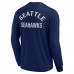 Unisex Seattle Seahawks Fanatics Navy Elements Super Soft Long Sleeve T-Shirt