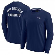 Футболка с длинным рукавом New England Patriots Fanatics Signature Unisex Super Soft - Navy