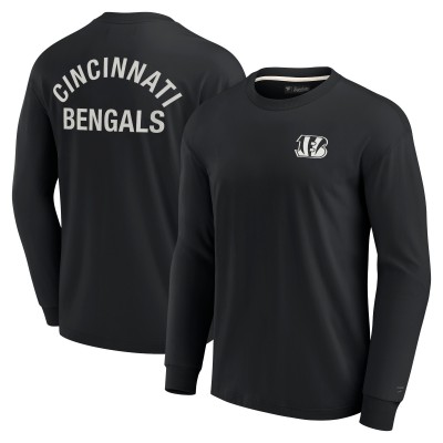 Футболка с длинным рукавом Cincinnati Bengals Fanatics Signature Unisex Super Soft - Black