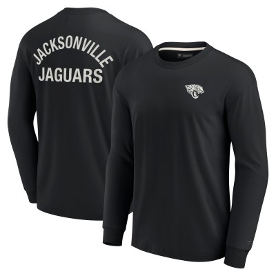 Футболка с длинным рукавом Jacksonville Jaguars Fanatics Signature Unisex Super Soft - Black