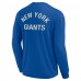 Футболка с длинным рукавом New York Giants Fanatics Signature Unisex Super Soft - Royal