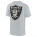 Футболка Las Vegas Raiders Fanatics Signature Unisex Super Soft Short Sleeve - Gray