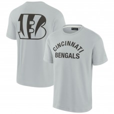 Футболка Cincinnati Bengals Unisex Elements Super Soft Short Sleeve - Gray