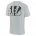 Футболка Cincinnati Bengals Unisex Elements Super Soft Short Sleeve - Gray