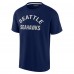 Футболка Seattle Seahawks Unisex Elements Super Soft Short Sleeve - Navy