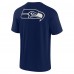 Футболка Seattle Seahawks Unisex Elements Super Soft Short Sleeve - Navy