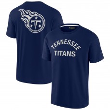 Tennessee Titans Fanatics Signature Unisex Super Soft Short Sleeve T-Shirt - Navy