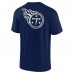 Футболка Tennessee Titans Fanatics Signature Unisex Super Soft  - Navy
