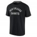 Футболка New Orleans Saints Fanatics Signature Unisex Super Soft  - Black