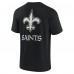 Футболка New Orleans Saints Fanatics Signature Unisex Super Soft  - Black