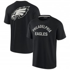 Philadelphia Eagles Fanatics Signature Unisex Super Soft Short Sleeve T-Shirt - Black