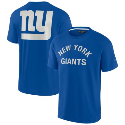 Футболка New York Giants Fanatics Signature Unisex Super Soft  - Royal