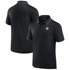 Pittsburgh Steelers Fanatics Black Front Office Pique Polo