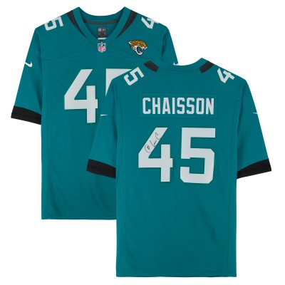 Autographed Jacksonville Jaguars KLavon Chaisson Fanatics Authentic #45 Nike Jersey