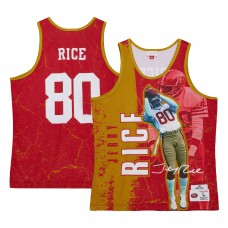 Майка Jerry Rice San Francisco 49ers Mitchell & Ness 1994 Player Burst - Scarlet