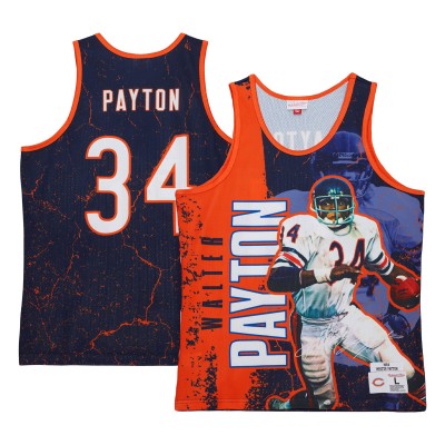 Майка Walter Payton Chicago Bears Mitchell & Ness 1983 Player Burst - Navy