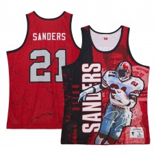 Майка Deion Sanders Atlanta Falcons Mitchell & Ness 1989 Player Burst - Red