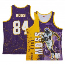 Майка Randy Moss Minnesota Vikings Mitchell & Ness 1998 Player Burst - Purple