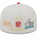 Бейсболка Kansas City Chiefs New Era Super Bowl Champions Patch 59FIFTY - Khaki/Red